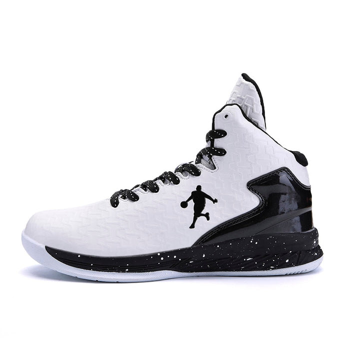 White-Black Basketball Shoes
