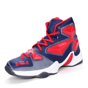 Red-White Basketball Shoes